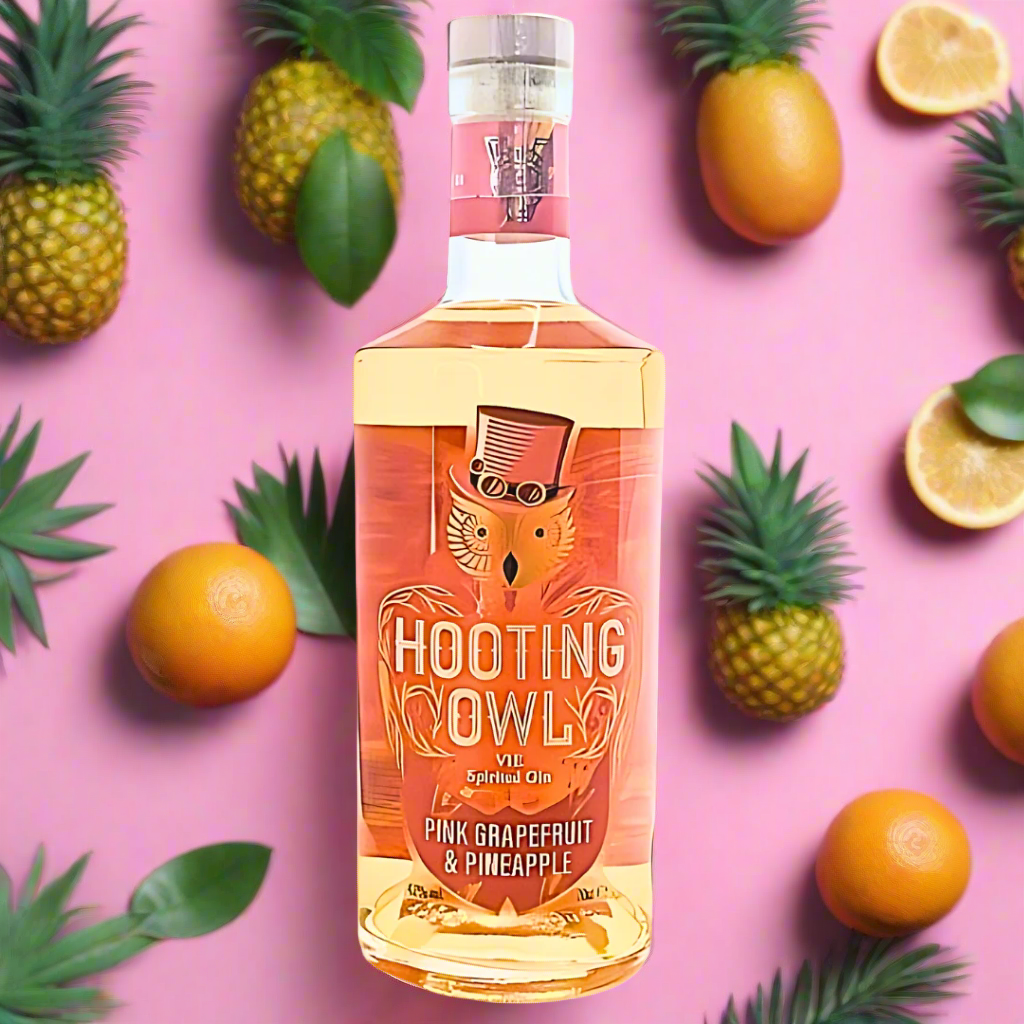Yorkshire Distilled Fruit Gin Pink Grapefruit and Pineapple Small Batch Yorkshire Gin.
