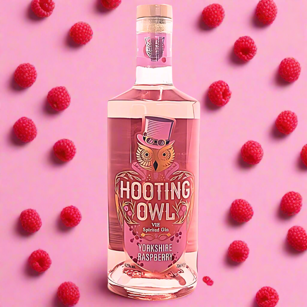Yorkshire Raspberry Gin, Made in Yorkshire  in small batches.