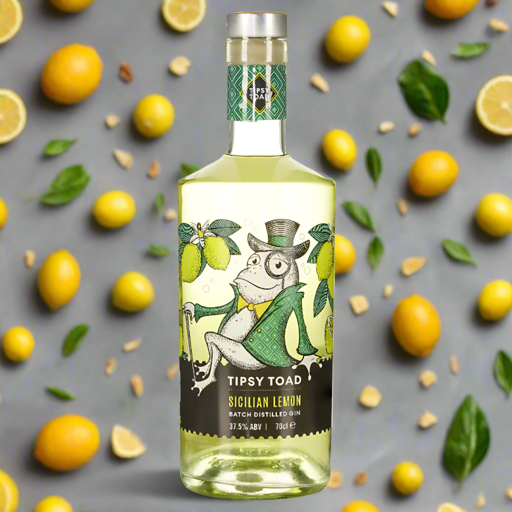 Tipsy Toad Sicilian Lemon Fruit Gin.