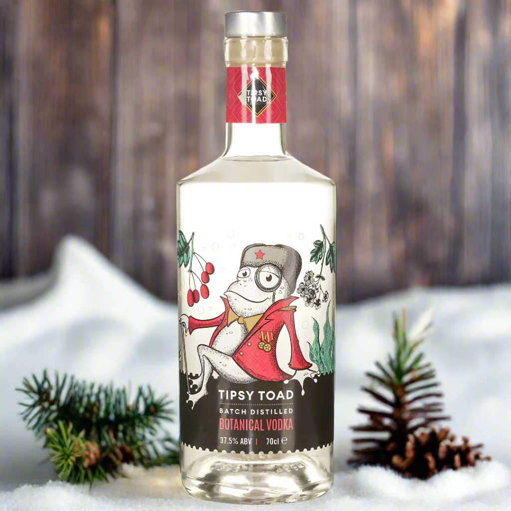 Tipsy Toad Vodka made in York, the perfect cocktail vodka, for house pours and mixing.