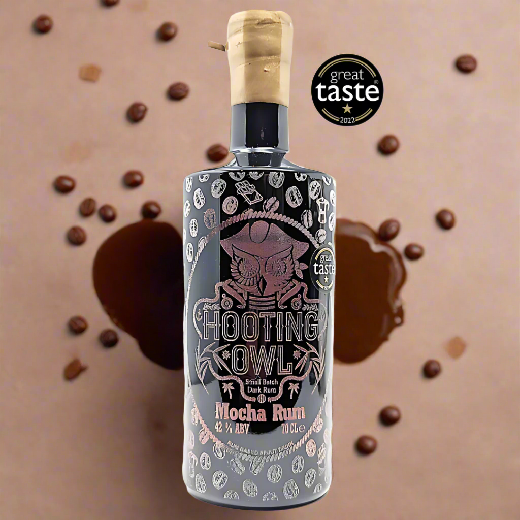 Yorkshire Mocha Rum with coffee and chocolate distilled in Yorkshire. 