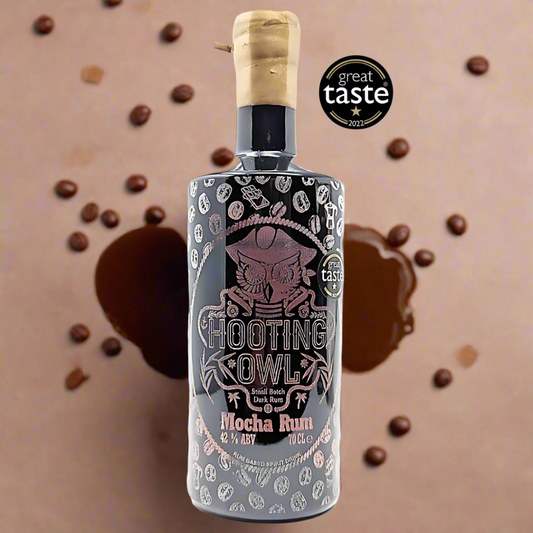 Yorkshire Mocha Rum with coffee and chocolate distilled in Yorkshire. 