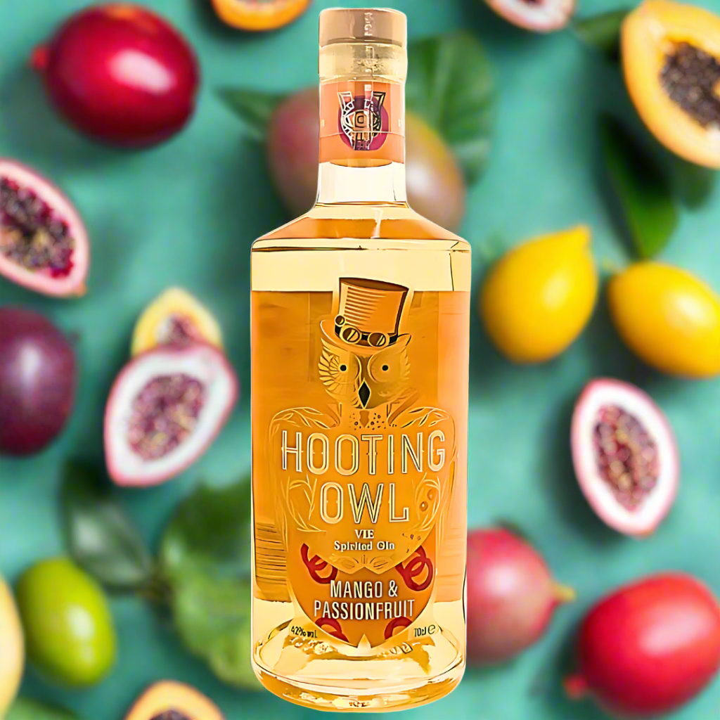 Premium Yorkshire Mango & Passionfruit Gin, distilled in the heart of York.