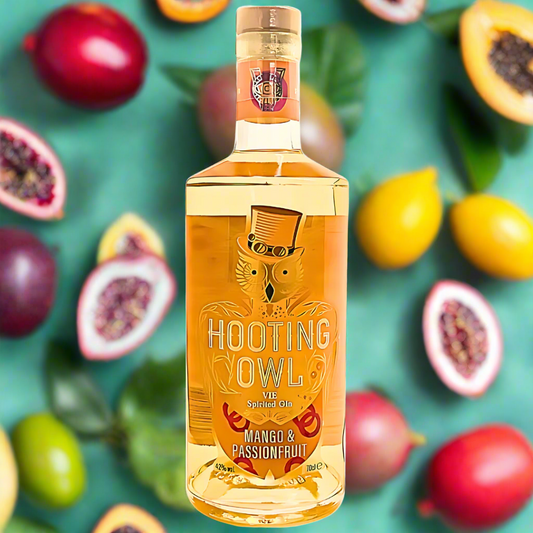 Premium Yorkshire Mango & Passionfruit Gin, distilled in the heart of York.