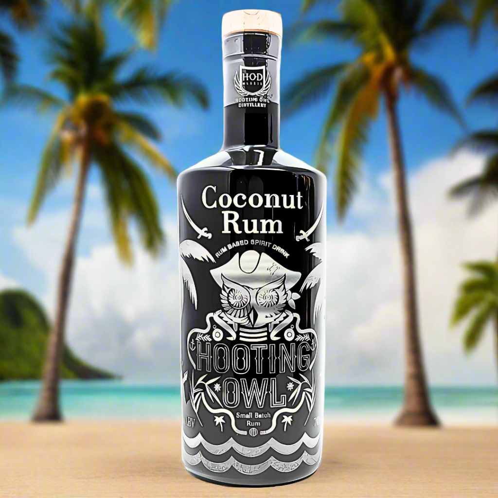 Small Batch coconut rum at full strength , prefect Yorkshire  alternative  to malibu. 