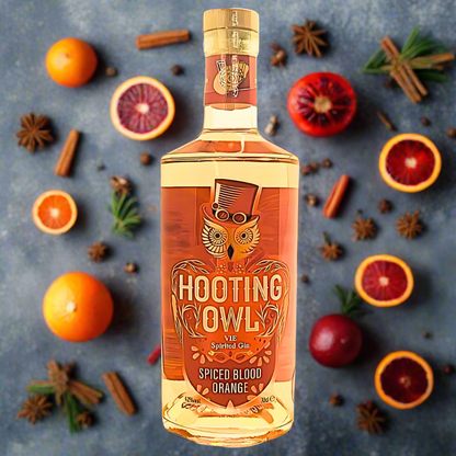 Hooting Owl Distillery York, Spiced Blood Orange Winter Gin 70cl